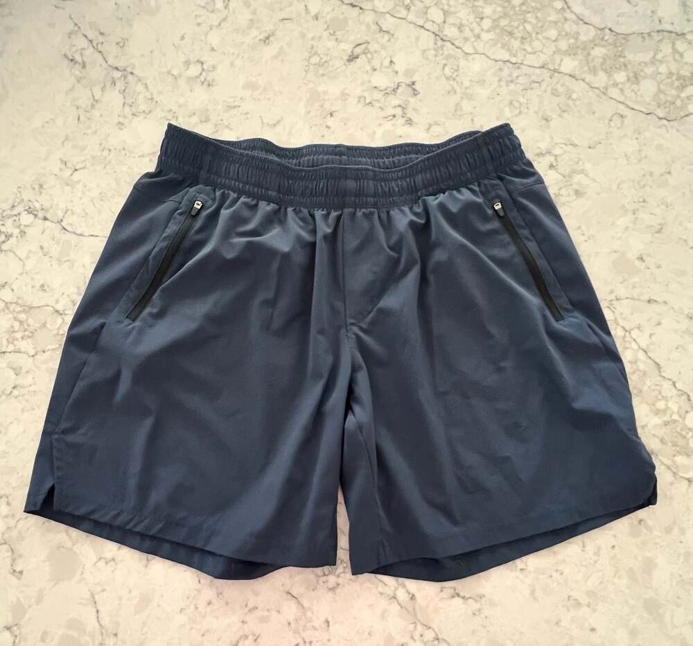 All in Motion Men's Athletic Performance Shorts with Zip Pockets